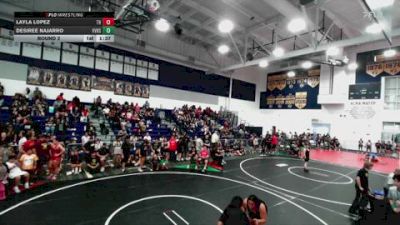 235 lbs Round 2 - Desiree Najarro, Victor Valley High School vs Layla Lopez, Trabuco Hills