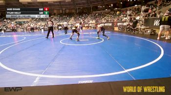 130 lbs Round Of 32 - Jase Evans, Hawkeye Wrestling Academy vs Tyler Kelly, Lawrence Elite