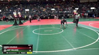 108 lbs Semifinal - Annika Goldean, CWHA vs Delaney Williams, MBF1