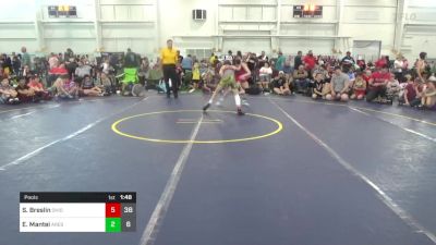 100 lbs Pools - Sawyer Breslin, Ohio Gold 24K vs Emma Mantei, Ares W.C. (MI)