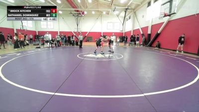 174 lbs Quarterfinal - Brock Kitchen, Fresno City College vs Nathaniel Dominguez, Moorpark CCC