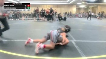 87 lbs Semifinal - Roman Ayala, The Valley WC vs Shane Graybill, Cal Grapplers