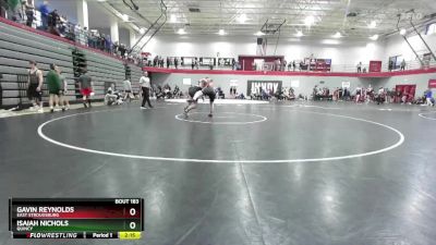 157 lbs Champ. Round 2 - Gavin Reynolds, East Stroudsburg vs Isaiah Nichols, Quincy