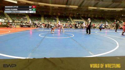 105 lbs 3rd Place - MADISON LITTLE, Sniper Wrestling Academy vs Yareli Flores, Raw Wrestling Club