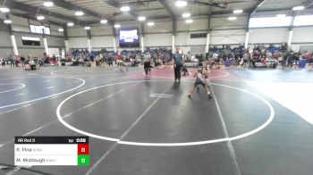 74 lbs Rr Rnd 3 - Raymond Pina, Sunnyside WC vs Miles Middaugh, Manu WC