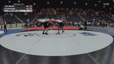 285 lbs Cons. Semi - Dylan Boone, Indiana Tech vs Luis Jimenez, Southeastern