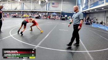 92 lbs Round 1 (6 Team) - Camdin Renfer, Mat Assassins Black vs Camden Magluilo, Vipers Wrestling
