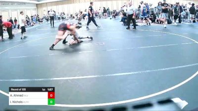 150 lbs Round Of 128 - Armaan Ahmed, Silverback WC vs Isaiah Nichols, Alpha Elite