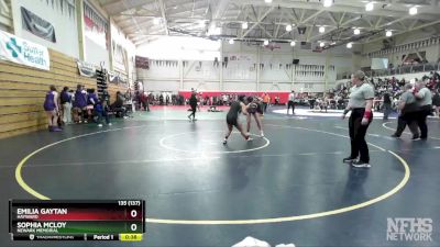 135 (137) Cons. Round 2 - Emilia Gaytan, Hayward vs Sophia McLoy, Newark Memorial