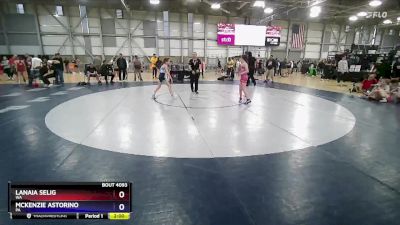 33 lbs Round 3 - Lanaia Selig, WA vs McKenzie Astorino, PA