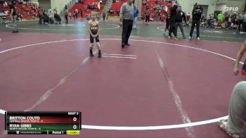 45 lbs Round 2 (4 Team) - Ryan Gibbs, North Region Team B vs Britton Couto, Central Region Team B