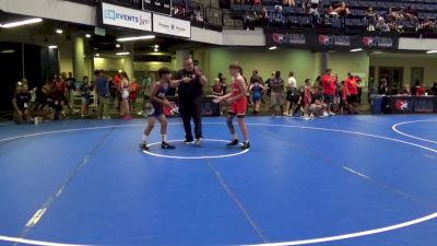 108 lbs Quarters - Logan Krenz, Hawk Wrestling Club vs Benjamin Fisher, Hurricane Wrestling Academy