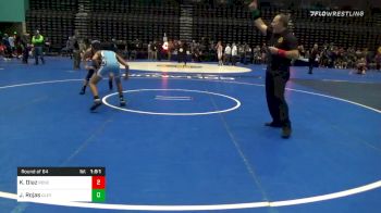 132 lbs Prelims - Kahleb Diaz, Roseburg vs Julian Rojas, Cleveland B