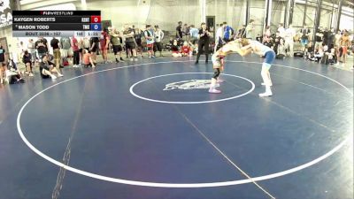 157 lbs Champ. Round 2 - Kaygen Roberts, Kentucky vs Mason Todd, Team Missouri Select