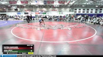 101 lbs 5th Place Match - Alyssa Quezaire, Missouri Baptist University vs Erin Hikiji, University Of Providence