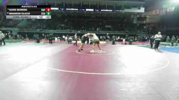 285 lbs Cons. Round 2 - David Moreno, El Capitan vs Brandon Olacio, Stagg