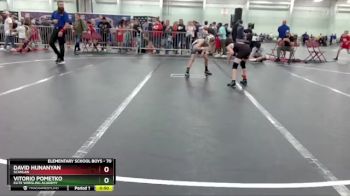 70 lbs Champ. Round 2 - Vitorio Pometko, Elite Wresling Academy vs David Hunanyan, Scanlan