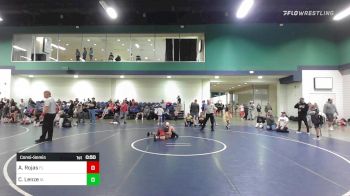 90 lbs Consolation - Adrian Rojas, FL vs Colter Lenze, IA