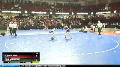 126 lbs 9th Place Match - Paul Valentine, Timberline vs Korbyn Sena, Nampa