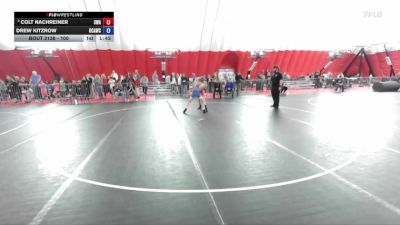 100 lbs 3rd Place Match - Colt Nachreiner, Sarbacker Wrestling Academy vs Drew Kitzrow, Oak Creek Attack Wrestling Club