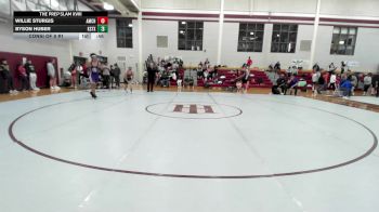 190 lbs Consi Of 8 #1 - Willie Sturgis, Ambassador Christian vs Byson Huber, Kinkaid School