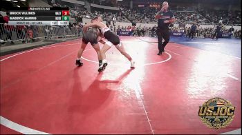 67 lbs Quarterfinal - Brock Villines, Weatherford Youth Wrestling vs Maddox Harris, Husky Wrestling Club