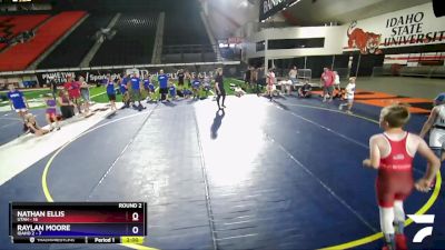 89 lbs Round 2 (8 Team) - Easton Suter, Utah vs Logan Krenz, Idaho 2