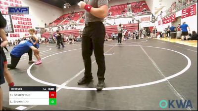 70 lbs Rr Rnd 3 - Harley Salazar, Maize Wrestling Club vs London Brown, Team Guthrie Wrestling