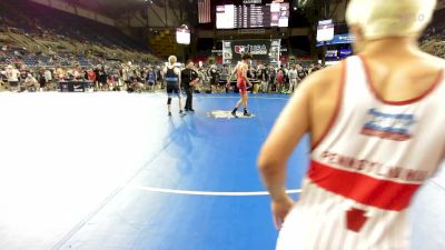 157 lbs Rnd Of 128 - Chris Anguiano, CA vs Samuel Mann, AZ