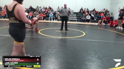 JV-15 lbs Round 3 - Lane Hauser, West Marshall vs Nolan Swehla, New Hampton/Turkey Valley