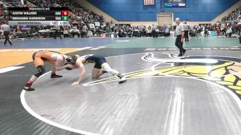 1 - 138 lbs Quarterfinal - Justin Walker, Rural Retreat vs Benjamin Harrison, Franklin