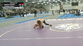 4 - 215 lbs 1st Place Match - Kenneth Hamilton, Gloucester vs Campbell Frook, Woodgrove