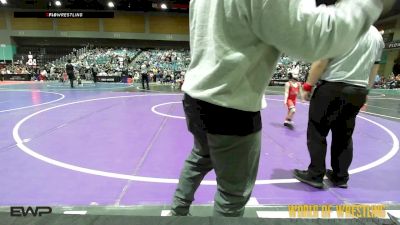 52 lbs Consi Of 8 #1 - Derek Jimenez, Red Wave Wrestling vs Grayson Rasmussen, Redmond High School