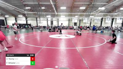 78 lbs Rr Rnd 5 - Zaeden Young, Pit Bull Wrestling Academy vs Finnegan Wheeler, Upper Township