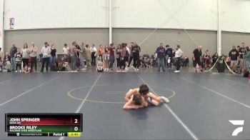 82 lbs Cons. Round 5 - Brooks Riley, Machine Shed Wrestling vs John Springer, Nova WC