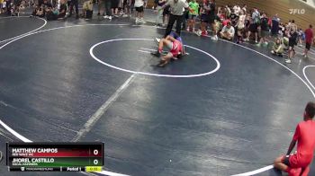 70 lbs Quarterfinal - Matthew Campos, RED WAVE WC vs Jhorel Castillo, SoCal Hammers