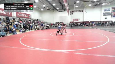 144 lbs Consi Of 8 #1 - Jorge Sanchez Aleluya, Windham vs David Martin, Rocky Hill