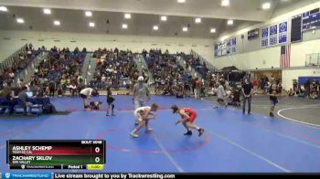 93-96 lbs Round 1 - Zachary Sklov, Simi Valley vs Ashley Schemp, Team So Cal