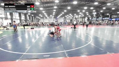 119 lbs Rr Rnd 1 - Joel Mendez, OBWC vs Kade Pudwill, Midwest RTC