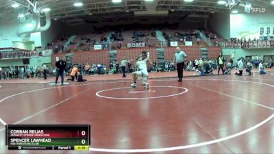 175 lbs Cons. Round 2 - Spencer Lawhead, HSE Wrestling Club vs Corban Relias, Midwest Xtreme Wrestling