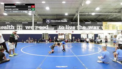 82 lbs Rr Rnd 1 - Mason Dunn, Apache - K6 vs Michael Layton, Clearview - K6