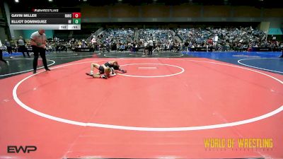 73 lbs Consi Of 16 #2 - Gavin Miller, Rancho Bernardo Wrestling Club (RBWC) vs Elliot Dominguez, Nevada Elite