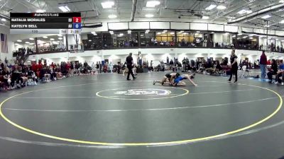 110 lbs Round 3 (16 Team) - Katelyn Bell, Aurora vs Natalia Morales, Schreiner University (A)