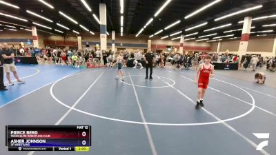 97 lbs Quarterfinal - Pierce Berg, Texas Elite Wrestling Club vs Asher Johnson, 3F Wrestling