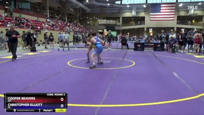 120 lbs Cons. Round 2 - Cooper Beavers, NM vs Christopher Elliott, PA