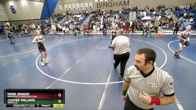 96 lbs Champ. Round 2 - Cooper Williams, Westlake vs Mark Jenkins, Grantsville Wrestling Club