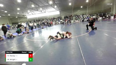 112 lbs Semifinal - Mason Wright, Suples vs Hunter Young, Champions Wrestling Club