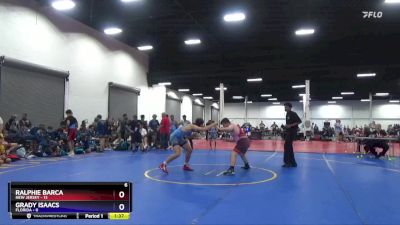 187 lbs Placement Matches (8 Team) - Ralphie Barca, New Jersey vs Grady Isaacs, Florida