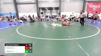 116 lbs Consi Of 4 - Eli Herring, Brothers Of WOW vs Layne Martin, Michigan Premier Blue