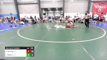 116 lbs Consi Of 4 - Eli Herring, Brothers Of WOW vs Layne Martin, Michigan Premier Blue